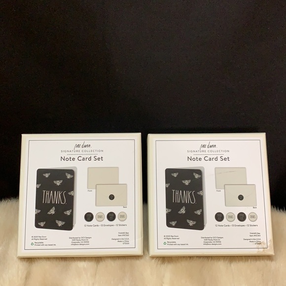 Rae Dunn Signature Thank You Cards 2 Sets - Picture 4 of 16